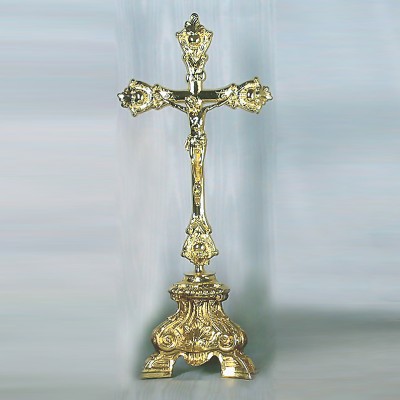 Candeliere con croce montata