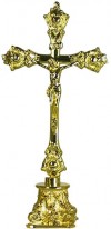 Candeliere con croce montata