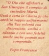 Casetta di "san Giuseppe" con quadretto all'interno. Dimensioni 12 cm”