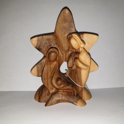 NATIVITA' IN LEGNO CM. 15