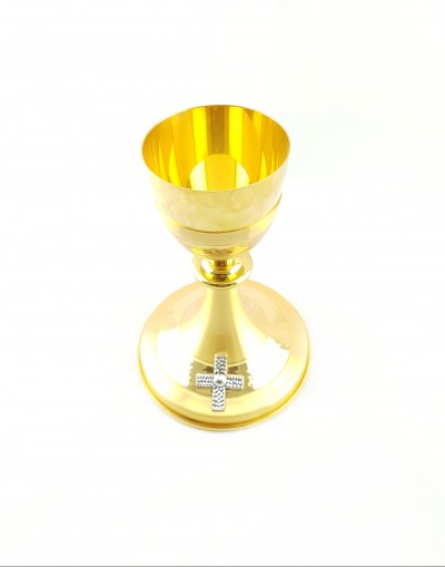 CALICE MARTELLATO SATINATO DORATO