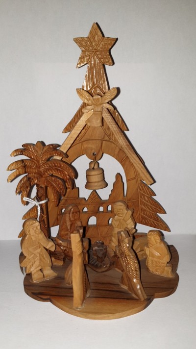 PRESEPE IN LEGNO CM. 20