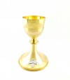 CALICE MARTELLATO SATINATO DORATO