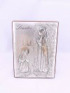 QUADRO LEGNO ARGENTO MAD.LOURDES