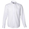 CAMICIA TINTA UNITA MISTO COTONE MAN. LUNG. BIANCA TG. 45