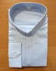 CAMICIA FILE CELESTE MAN. LUNG. TG. 45
