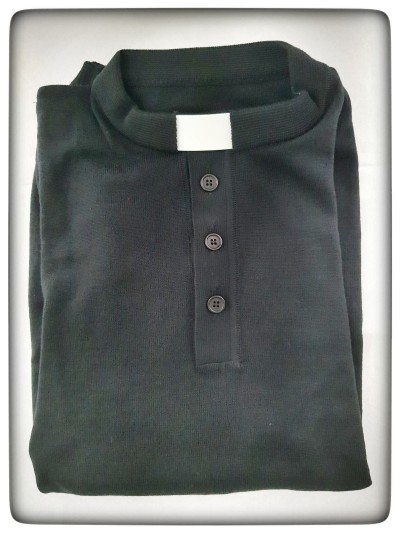 MAGLIA CLERGY LANA MERINOS GRIGIA TG. L