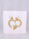 QUADRO BIANCO 30X30 S.FAMIGLIA