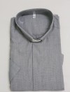 CAMICIA FILE GRIGIA MAN. CORT. TG. 41