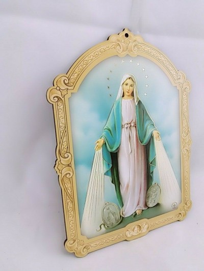 Quadretto Madonna Miracolosa 16x23 cm