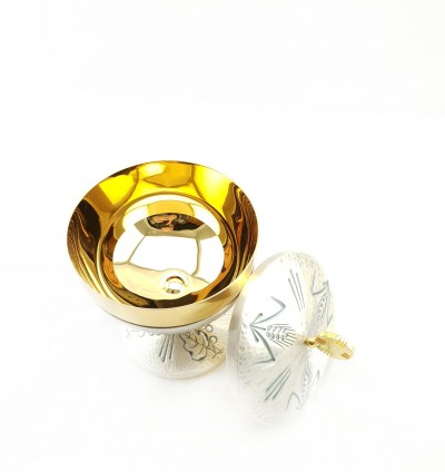 PISSIDE BASSE SATINATO ARGENTATO