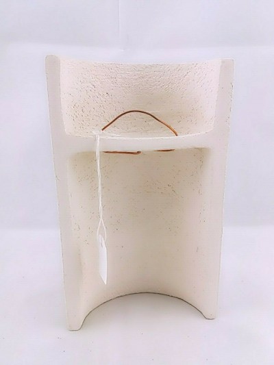 Tegola in ceramica crocifisso h18 cm