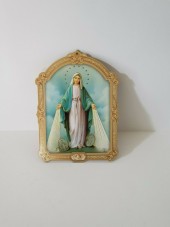 Quadretto Madonna Miracolosa 16x23 cm
