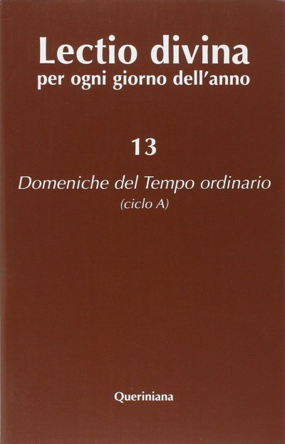 LECTIO DIVINA PER OGNI GIORNO DELL'