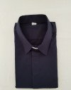 CAMICIA BORGHESE COT. 100% MAN. CORT. BLU TG. 41