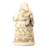 BABBO NATALE WHITE WOODLAND CM 14 JIMSHORE