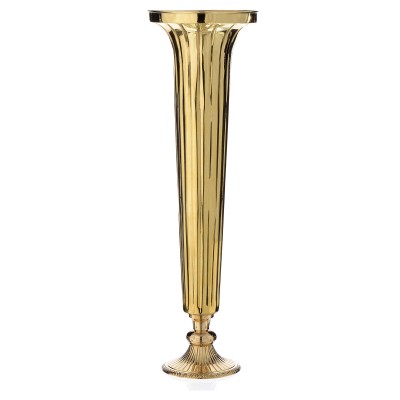 VASO OTTONE CESELLATO A MANO H 60