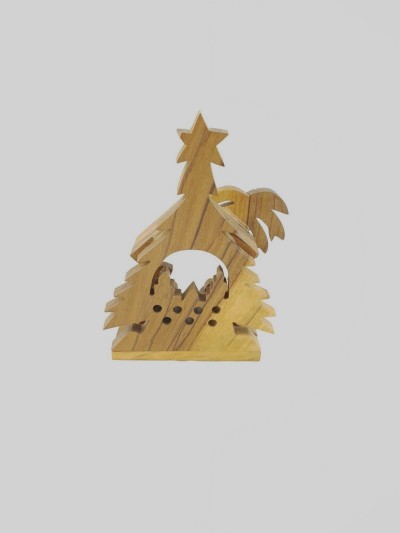 PRESEPE IN LEGNO 10 CM