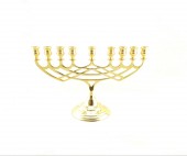 CANDELABRO DORATO A 9 BRACCIA