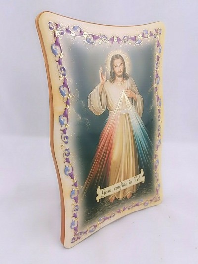 Quadretto Gesù Misericordioso 10x15 cm