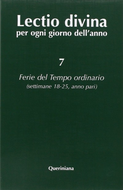 LECTIO DIVINA PER OGNI GIORNO DELL'