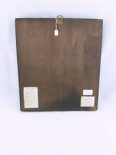 ICONA ARGENTO C/ CORNICE LEGNO