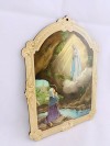 Quadretto Madonna di Lourdes 16x23 cm