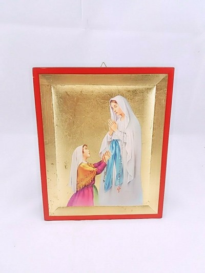 Icona Madonna di Lourdes 15,5x19 cm