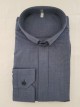 CAMICIA FILE BLU MAN. LUNG. TG. 39