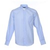 CAMICIA TINTA UNITA MISTO COTONE MAN. LUNG. CELESTE TG. 40