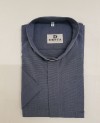CAMICIA FILO BLUETTO MAN. CORT. TG. 38
