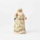 BABBO NATALE WHITE WOODLAND CM 14 JIMSHORE