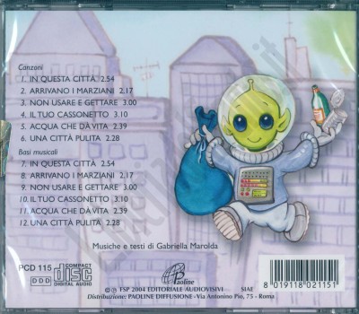 "UNA CITTA' PULITA" CD