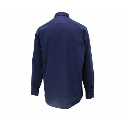 CAMICIA BORGHESE MAN. LUNG. BLU TG. 37