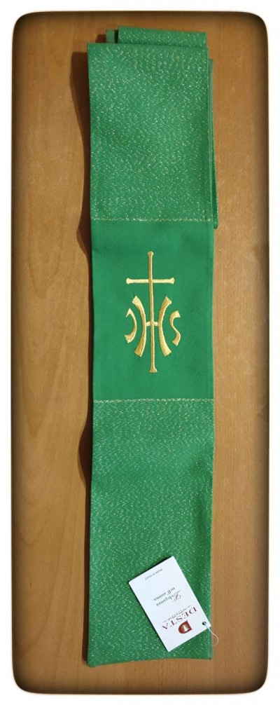 STOLA SACERDOTALE VERDE SCREZIATO