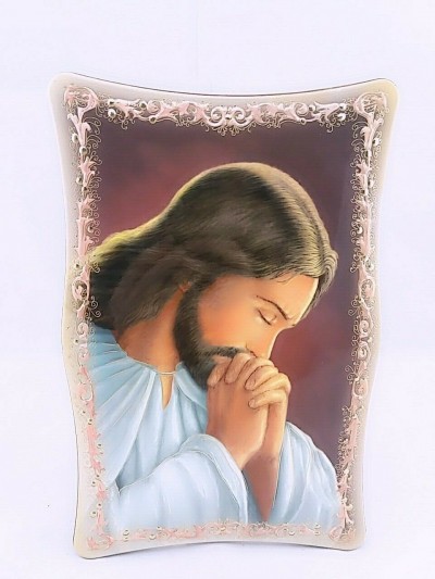 Quadretto Gesù Padre Nostro 15x23 cm